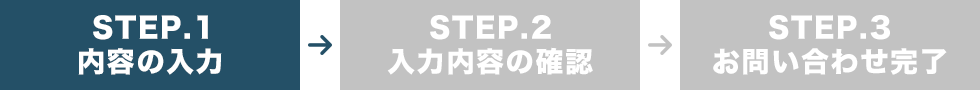 STEP.1 内容の入力